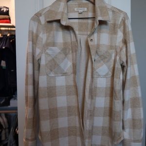 Beach Lunch Lounge Plaid Flannel